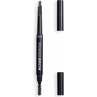 Makeup Revolution Relove Power tužka na obočí Dark Brown 0,3 g – Zbozi.Blesk.cz