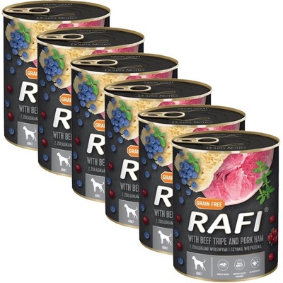 Rafi Adult Beef Tripe and Pork Ham 6 x 800 g