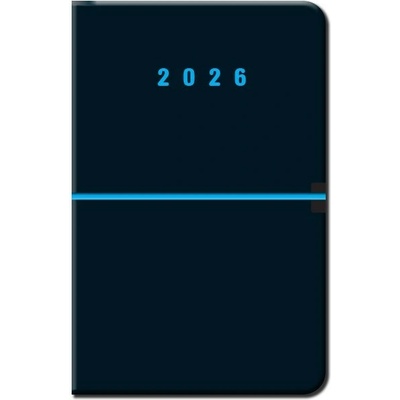 Capri A5 týždenný 2026 čierny