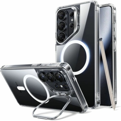 ESR Калъф за Samsung Galaxy S26 Ultra, силиконов, ESR Classic Hybrid, удароустойчив, с пръстен, прозрачен