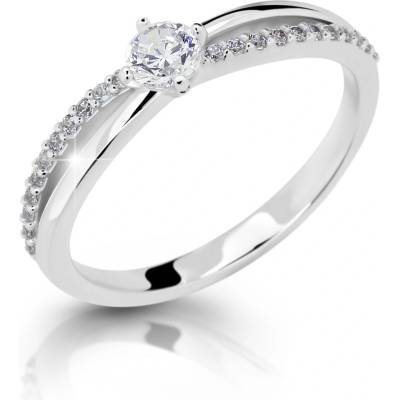Cutie Jewellery diamonds dámský prsten Z6728 2837 ze zlata s diamanty Bílá