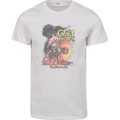 MERCHCODE Мъжка тениска в бял цвят Merchcode Ozzy Osbourne Ultimate SunburstUB-MC799-00220 - Бял, размер XS