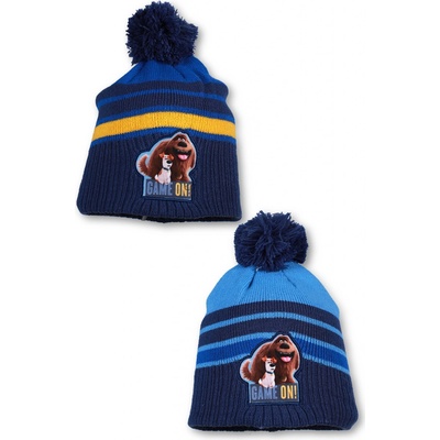 Setino zimní čepice Tajný život mazlíčků modrá