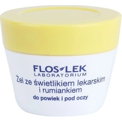 FlosLek Laboratorium Eye Care gél na očné okolie s očiankou a harmančekom 10 g