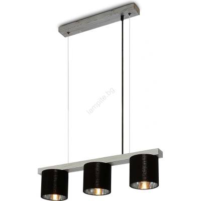 Briloner - Пендел LURI 3xE14/25W/230V каучуково дърво (BL1347)