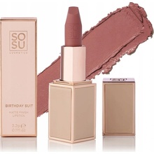 SOSU Cosmetics Matná rtěna Matte Lipsticks Birthday Suit 3,2 g