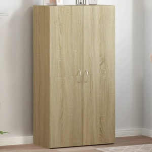 vidaXL Шкаф за документи, сонома дъб, 60x32x115 см, инженерно дърво (840774)
