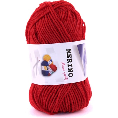 Vlnap MERINO - vlna+ akryl Merino: 14715 Červená