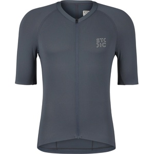 Stoic Мъжка фланелка с къс ръкав за колоездене Stoic DalslandSt. Gravel Jersey S/S Cycling jersey - Ink Grey - размер XXL (056-4252-0215)