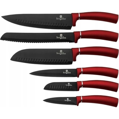 Berlinger Haus Metallic Line Burgundy 6 ks