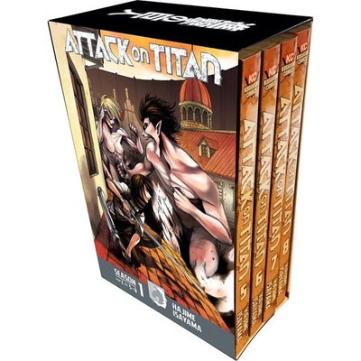 Attack on Titan Season 1 Part 2 Manga Box Set - Hajime Isayama