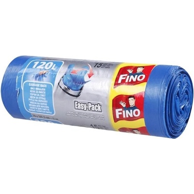 Fino Vrecia zaväzovacie Easy pack 120l 22 µm 15 ks modré