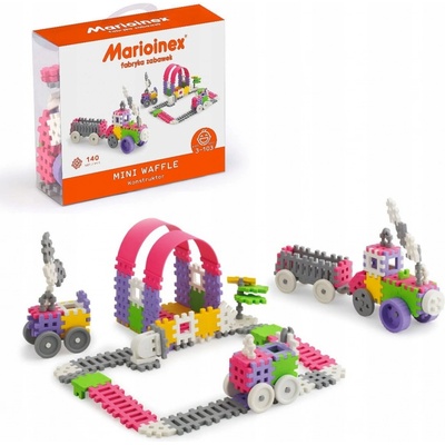 Marioinex MINI WAFLE 140 ks Konštruktér dievčatá