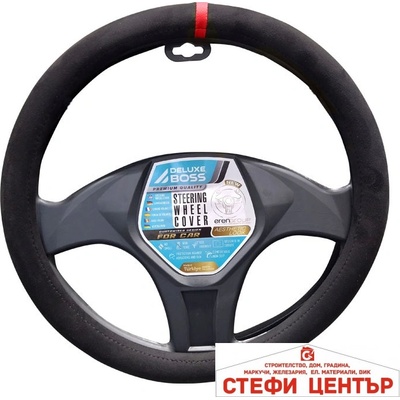 Paolo КАЛЪФ ЗА ВОЛАН boss ВЕЛУР 38 СМ - ЧЕРВЕН (21291)