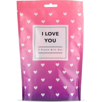 Подаръчен комплект от 7 части, обичам те - I Love You (LOVEBOX011)