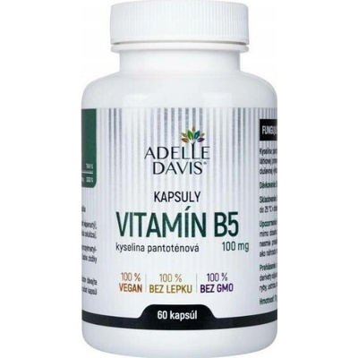 Adelle Davis Vitamin B5 kys. pantotenová 100 mg 60 kapslí