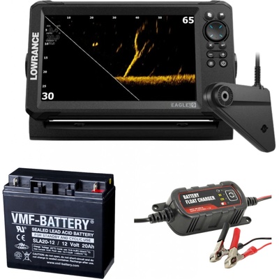 Lowrance Eagle Eye 9 Live Sonda + Baterie 20Ah + Nabíječka 1,2A