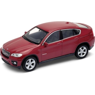 Welly BMW X6 model červená 1:34
