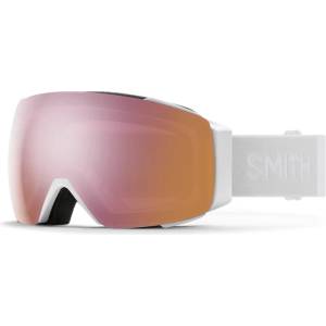 SMITH Ски маска Smith I/O MAG CP Mirror S2 (VLT 23%) + S1 (VLT 55%) Ski goggles - White Vapor / ED Rose Gold + Strom Blue Sensor Mirror (417-2377-0111)