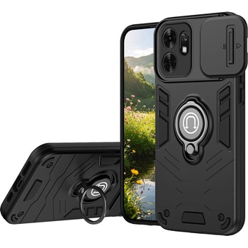 Huawei Калъф за Honor X6d 5G с Капаче за Камера и Стойка - PC+TPU, 3 цвята