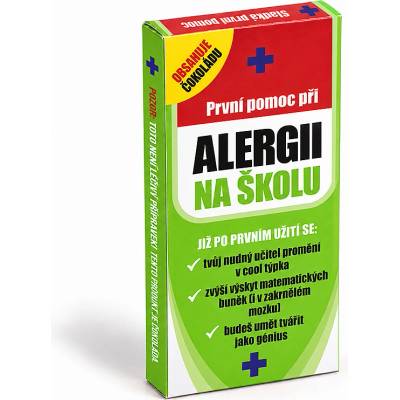 Nekupto dárková čokoláda Sladká první pomoc Alergie na školu 65 g