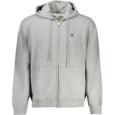 Calvin Klein Мъжки суитшърт с цип calvin klein, Размер xl, Цвят Сиво (lv04rd240g_grp7e)