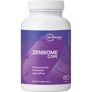 Microbiome Labs Зенбиом (пробиотик + шафран и витамин В6 и В12) 60 капсули | Microbiome Labs (294767 (6935209) MRBLS)
