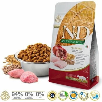 N&D Low Grain CAT Adult Chicken & Pomegranate 5 kg