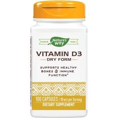 Nature's Way Vitamin D3 Dry Form 400 IU [100 капсули]