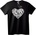 NOONEBRAND Тениска Любовта е Глагол - 7XL, Black