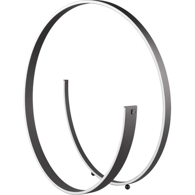 CINQUE Черна LED подова лампа с гласово управление/ управление чрез мобилно приложение с метален абажур (височина 75 cm) Cinardi - CINQUE (446110132)