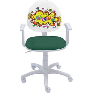 Furnit Детски стол Smart White Happy Day