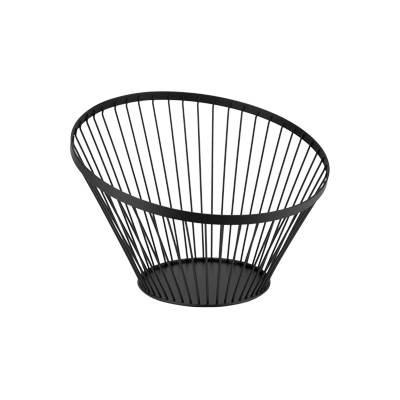 Horecano HORECANO-REN-Панер метален скосен Ø30xh20.5cm ЧЕРЕН (HC-39153) (0139153)