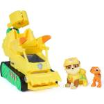 Spin Master Игрален комплект Spin Master Paw Patrol - The Dino Movie, спасителния булдозер с Ръбъл и дино (6075800-4)