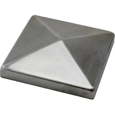 Ukončenie strieška jokla 80 x 80 mm, brúsená nerez AISI 304