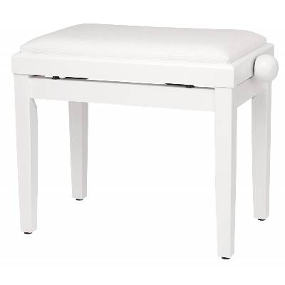 Steinmayer klavírní stolička bílá, matná