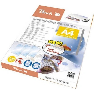 Peach Laminating Pouch A4 (216x303mm), 125mic PP525-02