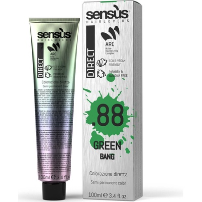 Sensus Direct Bang 88 Green - Přímý pigment 100 ml