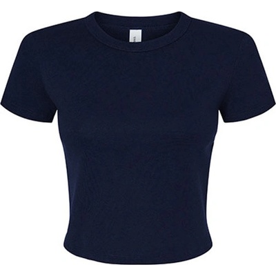 Bella Dámský crop top BL1010 Solid Navy Blend