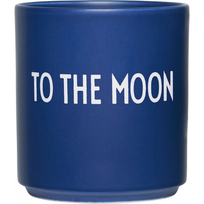DESIGN LETTERS Porcelánový hrnček To the Moon Dark Blue 300 ml
