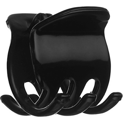 Škripec do vlasov Eurostil Professional Clips S - 4 cm, čierny - 12 ks (04422)