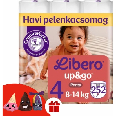Libero Up&amp;Go 8-14kg Maxi 4 252ks