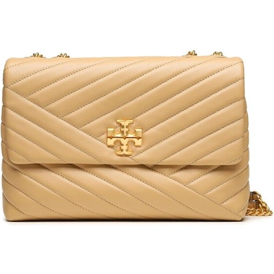 Tory Burch Дамска чанта Tory Burch Kira Chevron Convertible Shoulder Bag 90446 Desert Dune 251 (Kira Chevron Convertible Shoulder Bag 90446)