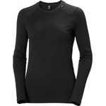 Helly Hansen W Lifa Merino Midweight Crew Размер: L / Цвят: черен