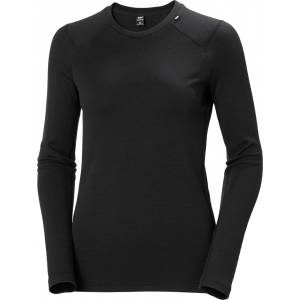 Helly Hansen W Lifa Merino Midweight Crew Размер: L / Цвят: черен