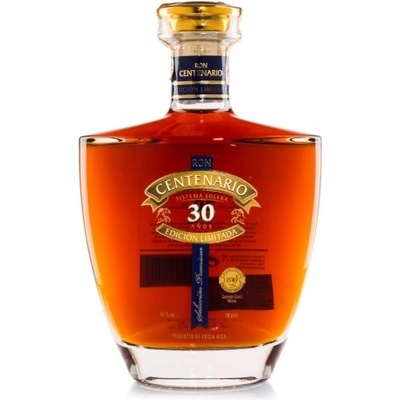 Ron Centenario 30 Solera Edition Limitada 40% 0,7 l (čistá fľaša)