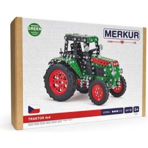 Merkur Меркур - Трактор 4x4 зелен, 567 части (6162)