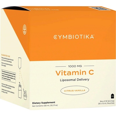 Cymbiotika Liposomální vitamín C s křemíkem 30 x 15 ml