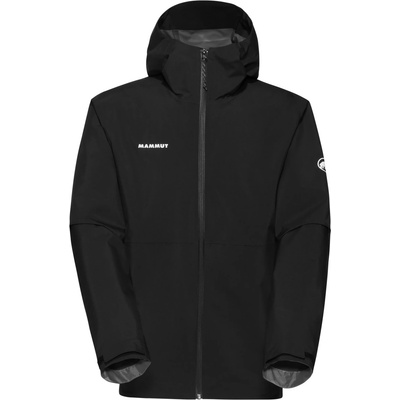 Mammut Мъжко водоустойчиво яке Mammut Linard Light Hardshell Hooded Jacket Waterproof jacket - Black - размер XL (002-3345-0114)
