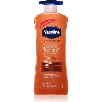 Vaseline Cocoa Radiant Body Lotion тоалетно мляко за тяло за суха кожа 600ml